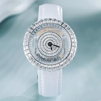 Women fashion crystal quartz wristwatch elegant bracelet ladies gift