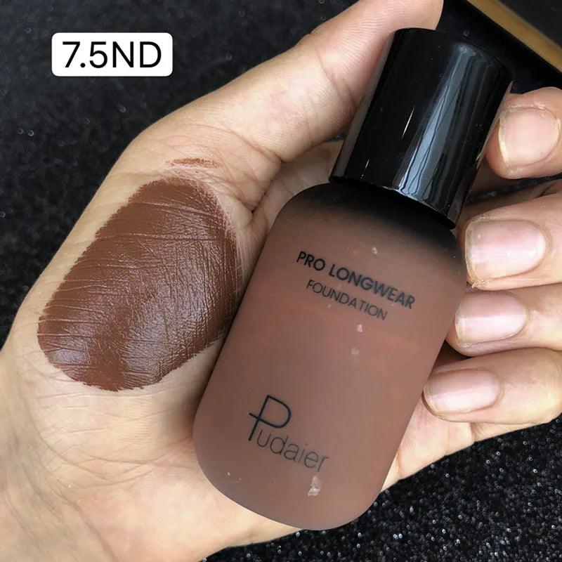 Face liquid foundation makeup waterproof base whitening cover dark circle