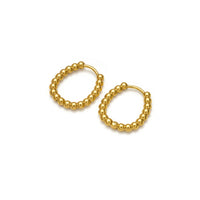 Creolen mit Ovaler Kugeloptik