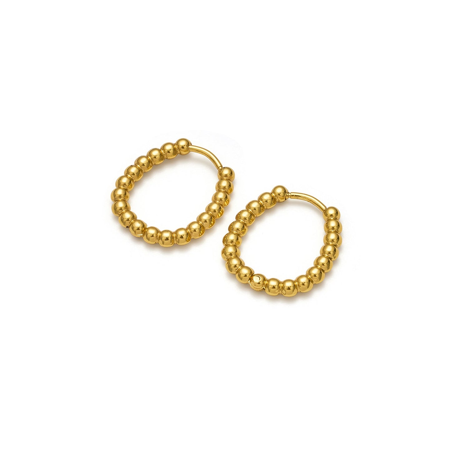 Creolen mit Ovaler Kugeloptik