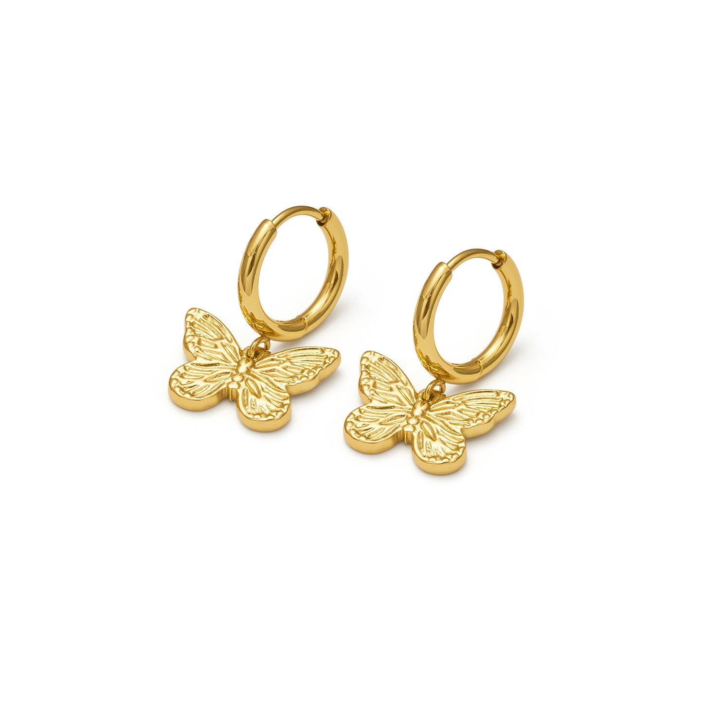 Creolen Butterfly Gold