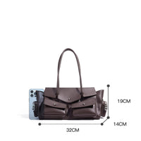 ARI women large capacity shoulder handbag – multi-pocket underarm bag for daily use