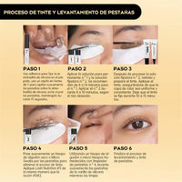 Gollee Semi permanent lash & brow tint natural black eyelash lifting & perming kit