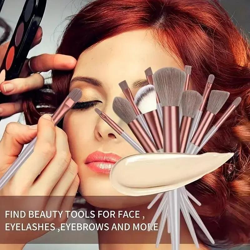 Makeup brush set soft fluffy professional cosmetic tool