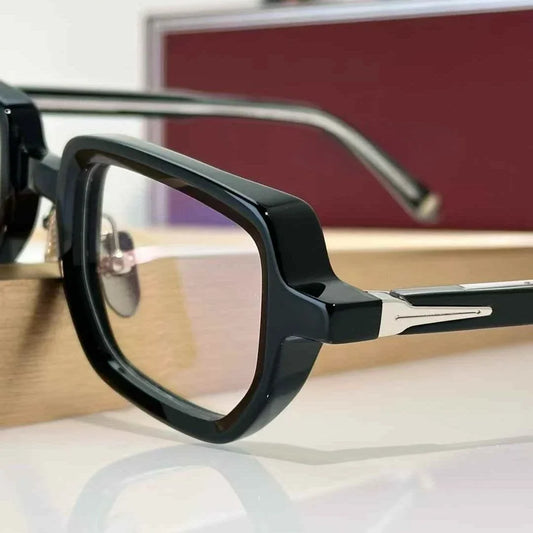 Jacques marie mage ASTAIRE vintage square sunglasses thick acetate luxury shades