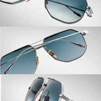 Jacques marie mage REYNOLD vintage oversize sunglasses quality titanium square frame