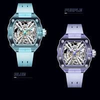 Haofa luminous crystal watch automatic mechanical timepiece