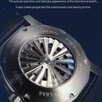 Earth automatic watch unique earth design stainless steel waterproof luminous dial