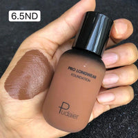 Face liquid foundation makeup waterproof base whitening cover dark circle