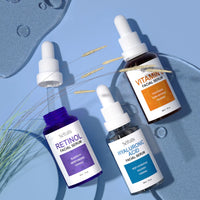 séfralls 3-step serum set hyaluronic acid vitamin c vitamin a for radiance