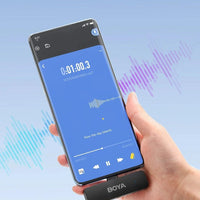 BOYA-V4U wireless microphone for phone & pc video recording live streaming