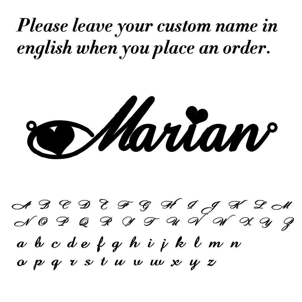 Your name on Necklace  Stainless Steel Jewelry