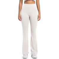 Women Flare pocket leggings high waist Breathable street style