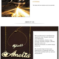Your name on Necklace  Stainless Steel Jewelry
