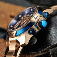 REEF TIGER Sport Automatikuhr – Skelett-Design mit Spider-Zifferblatt