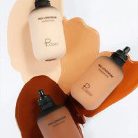 Face liquid foundation makeup waterproof base whitening cover dark circle