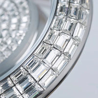 Women fashion crystal quartz wristwatch elegant bracelet ladies gift