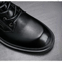 fashion luxury genuine leather designer british style handmade boots