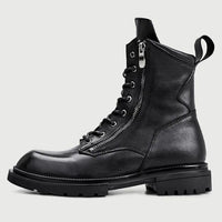 fashion luxury genuine leather designer british style handmade boots