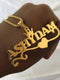 thick bead chain custom name necklace personalized  for women men party gifts