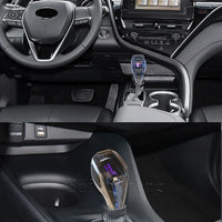 Universal Crystal lighting gear shift knob lever stick handball for cars lover