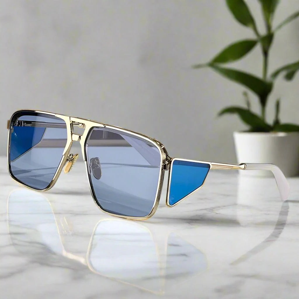 JACQUE MARIE MAGE,Assen alloy handmade sunglasses classical vintage