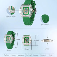 Dubai watch fashion crystal quartz wristwatch precious gift for girls