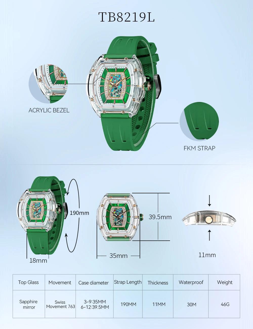 Dubai watch fashion crystal quartz wristwatch precious gift for girls