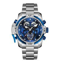 REEF TIGER Sport Automatikuhr – Skelett-Design mit Spider-Zifferblatt