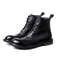 Handmade high quality soft leather boots in British style