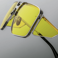 JACQUE MARIE MAGE,Assen alloy handmade sunglasses classical vintage