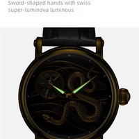 Shanghai Golden snake carrousel Tourbillon hand wound limited edition timepiece
