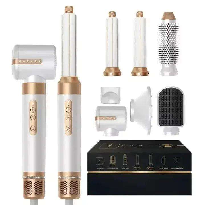 7-in-1 Multifunktions-Haarstyling-Set – Salon-Qualität für Zuhause