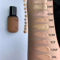 Face liquid foundation makeup waterproof base whitening cover dark circle