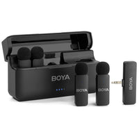 BOYA-V4U wireless microphone for phone & pc video recording live streaming