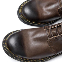 Handmade high quality soft leather boots in British style