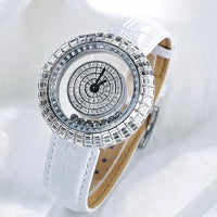 Women fashion crystal quartz wristwatch elegant bracelet ladies gift