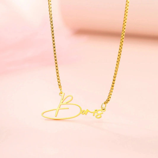 your Arabic name necklace for women men arabic stainless steel jewelry necklace