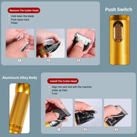 Pet hair electric carpet tufting trimmer