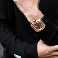 TIELBO sapphire luminous hands crystal hollow design mechanical watch