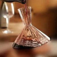 Exklusiver rotierender Kristallglas Wein Dekanter (1 Liter)