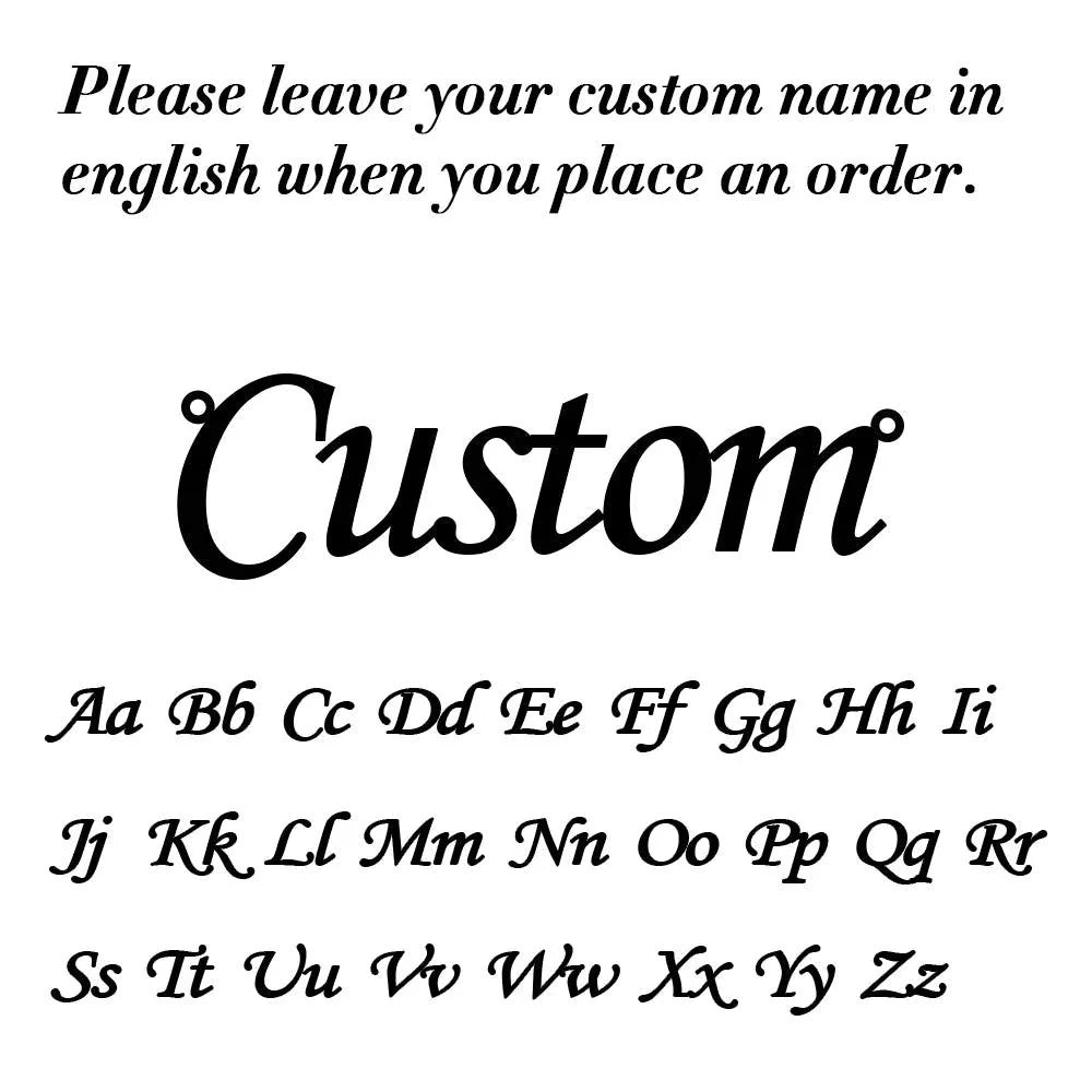 Your name on Necklace  Stainless Steel Jewelry