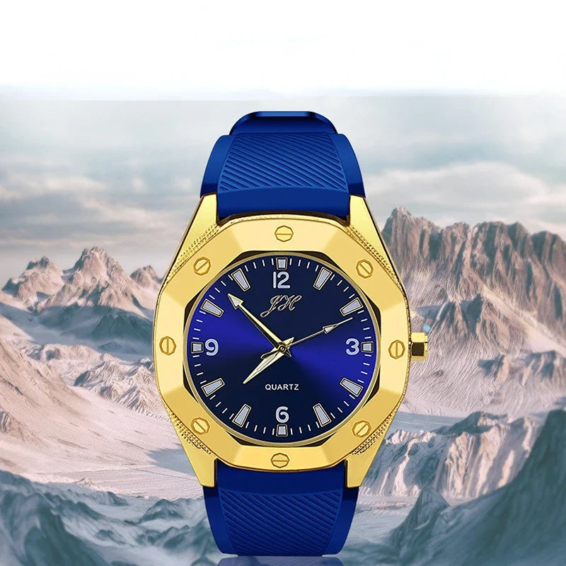 Luxury look with hidden USB Lighter watch,Stylish gift for smokers