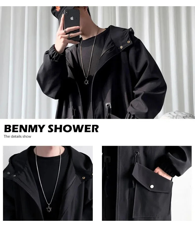 Windbreaker fashion daily high street  stylish overcoat