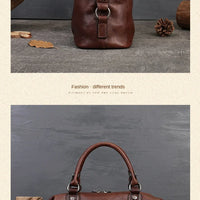 women genuine leather tote bag classic cowhide shoulder handbag with zipper