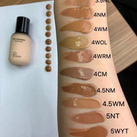 Face liquid foundation makeup waterproof base whitening cover dark circle