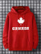 Hoodies canada design casual pullover casual & sporty