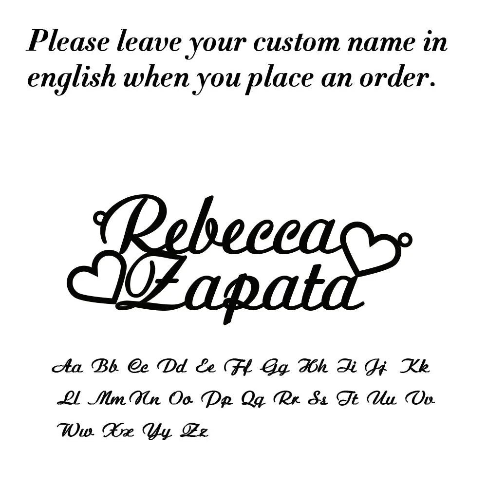 Your name on Necklace  Stainless Steel Jewelry
