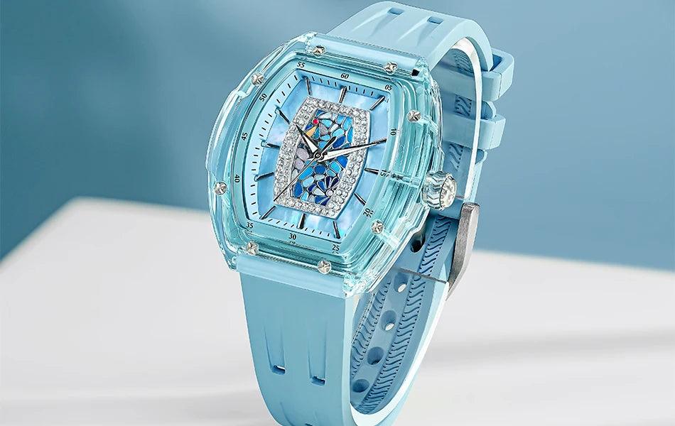 Dubai watch fashion crystal quartz wristwatch precious gift for girls