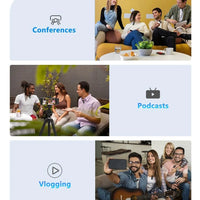 BOYA-V4U wireless microphone for phone & pc video recording live streaming